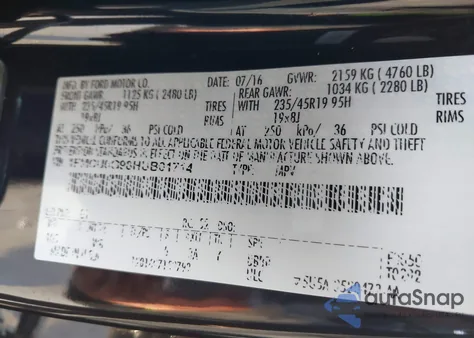 2017 Ford Escape Se from USA, damaged, VIN 1FMCU0G98HUB01714